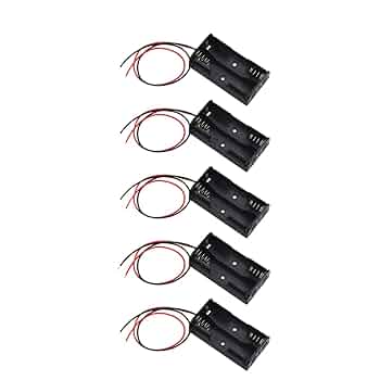 Amazon.co.jp: 5個セット 電池ボックス 単4形*2本 コード付き 3V